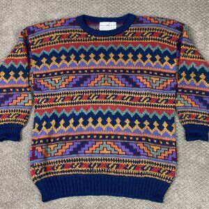 The Peruvian Connection Alpaca Sweater Women's Crewneck Aztec Southwestern
